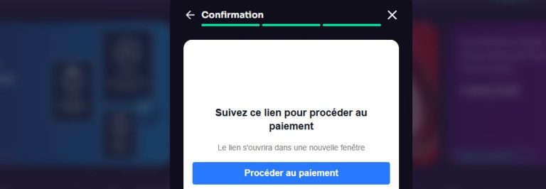 WinSpirit Casino confirmation paiement