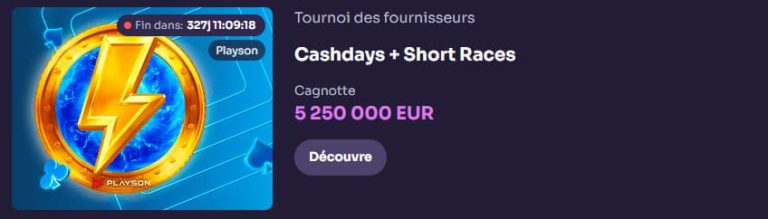 WinSpirit Casino tournoi fournisseurs